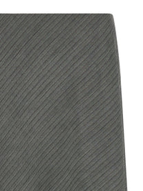 Alberta Ferretti Bell Chevron Skirt Grey