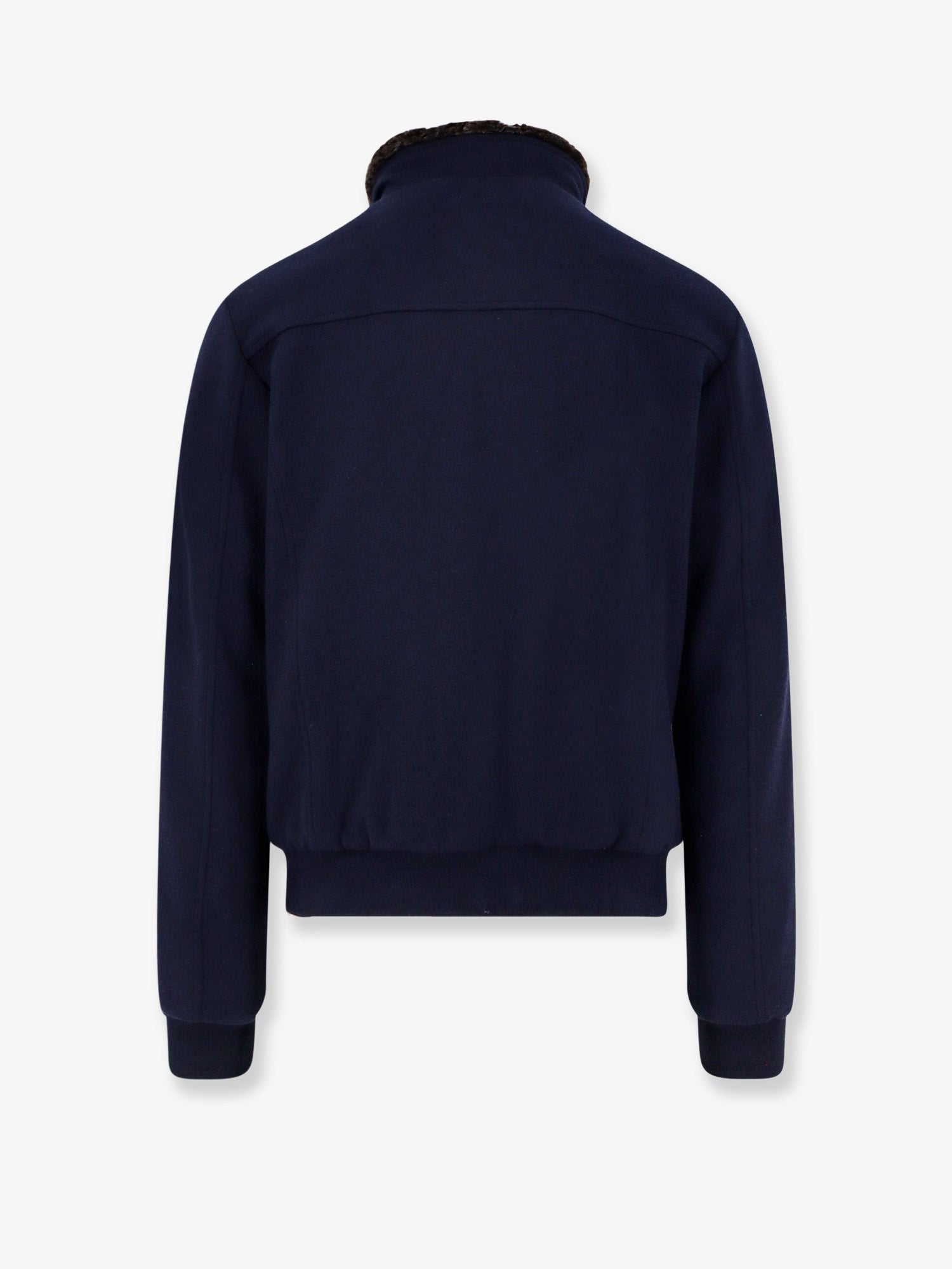 MooRER Men's Bellati Mrw Wool and Cashmere Jacket Blue