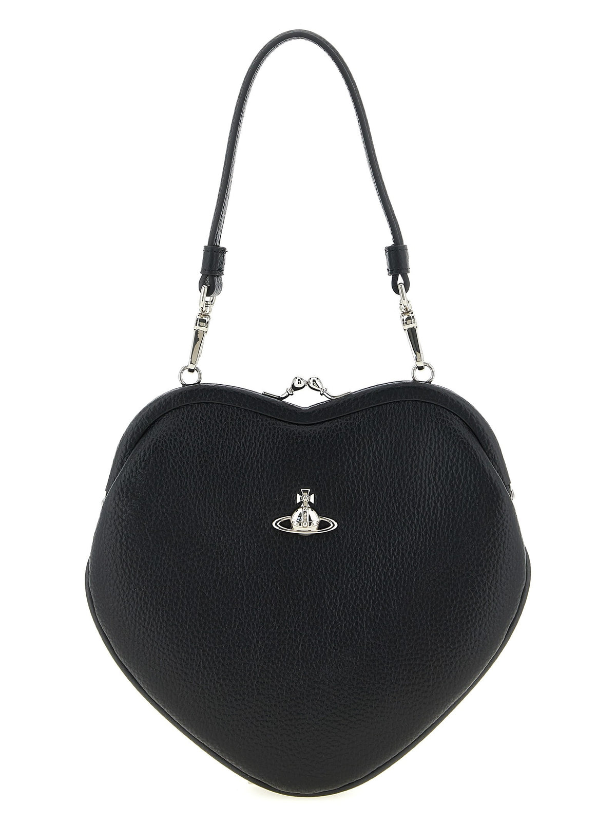 Vivienne Westwood Belle Heart Frame Handbag Black