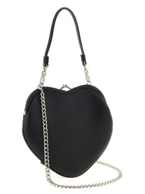 Vivienne Westwood Belle Heart Frame Handbag Black, view 2