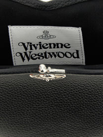 Vivienne Westwood Belle Heart Frame Handbag Black, view 4