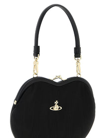 Vivienne Westwood Belle Heart Frame Purse Handbag Black
