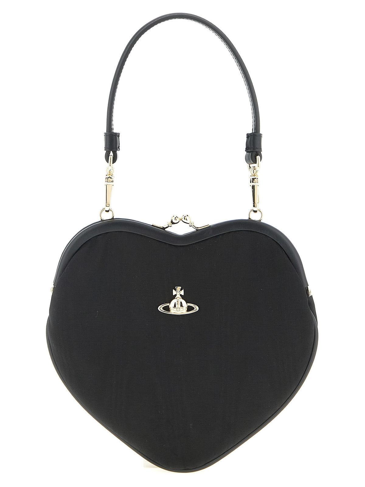 Vivienne Westwood Belle Heart Frame Purse Handbag Black