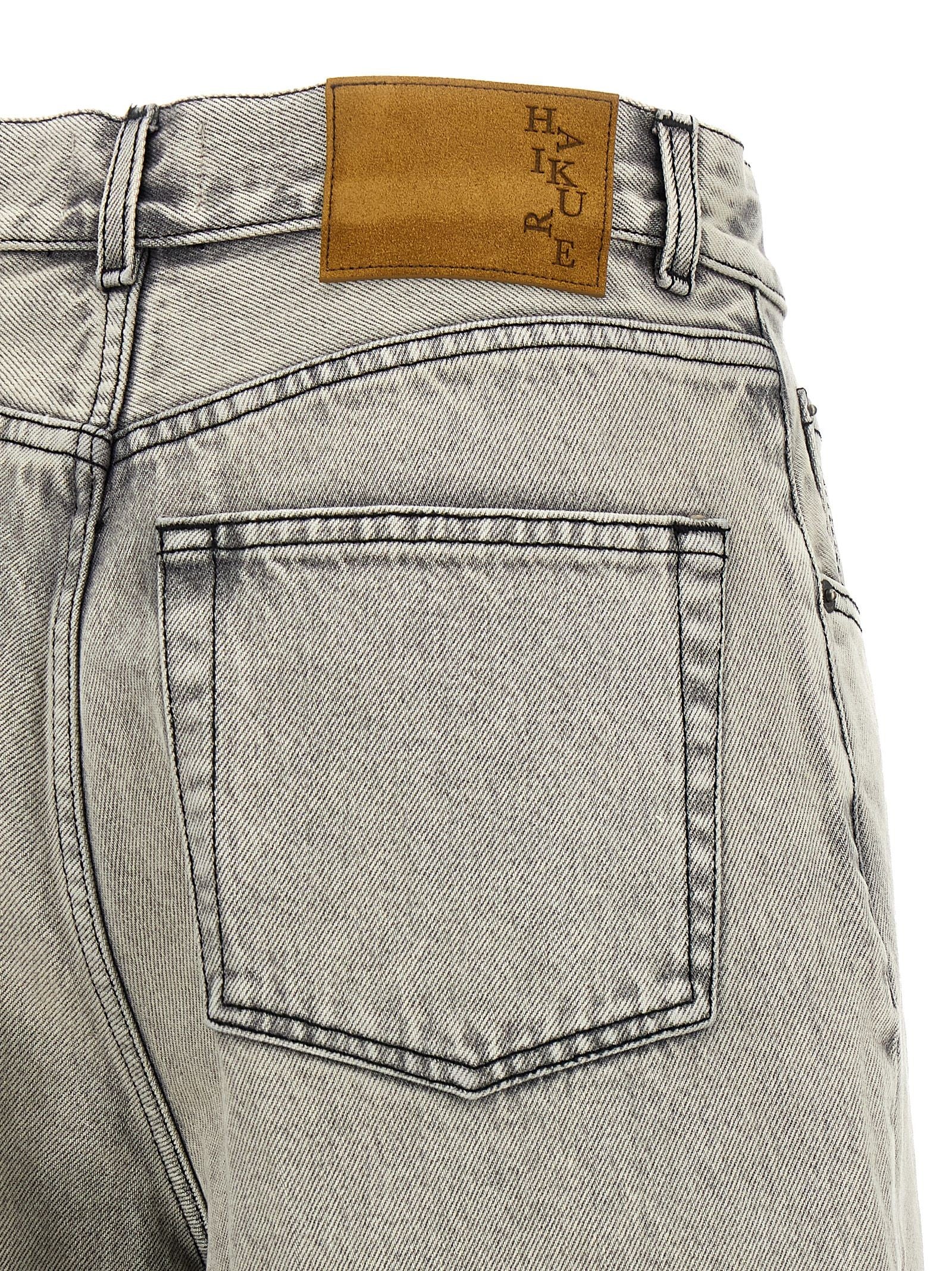 Haikure Belle Pearl Grey Bermuda Shorts White