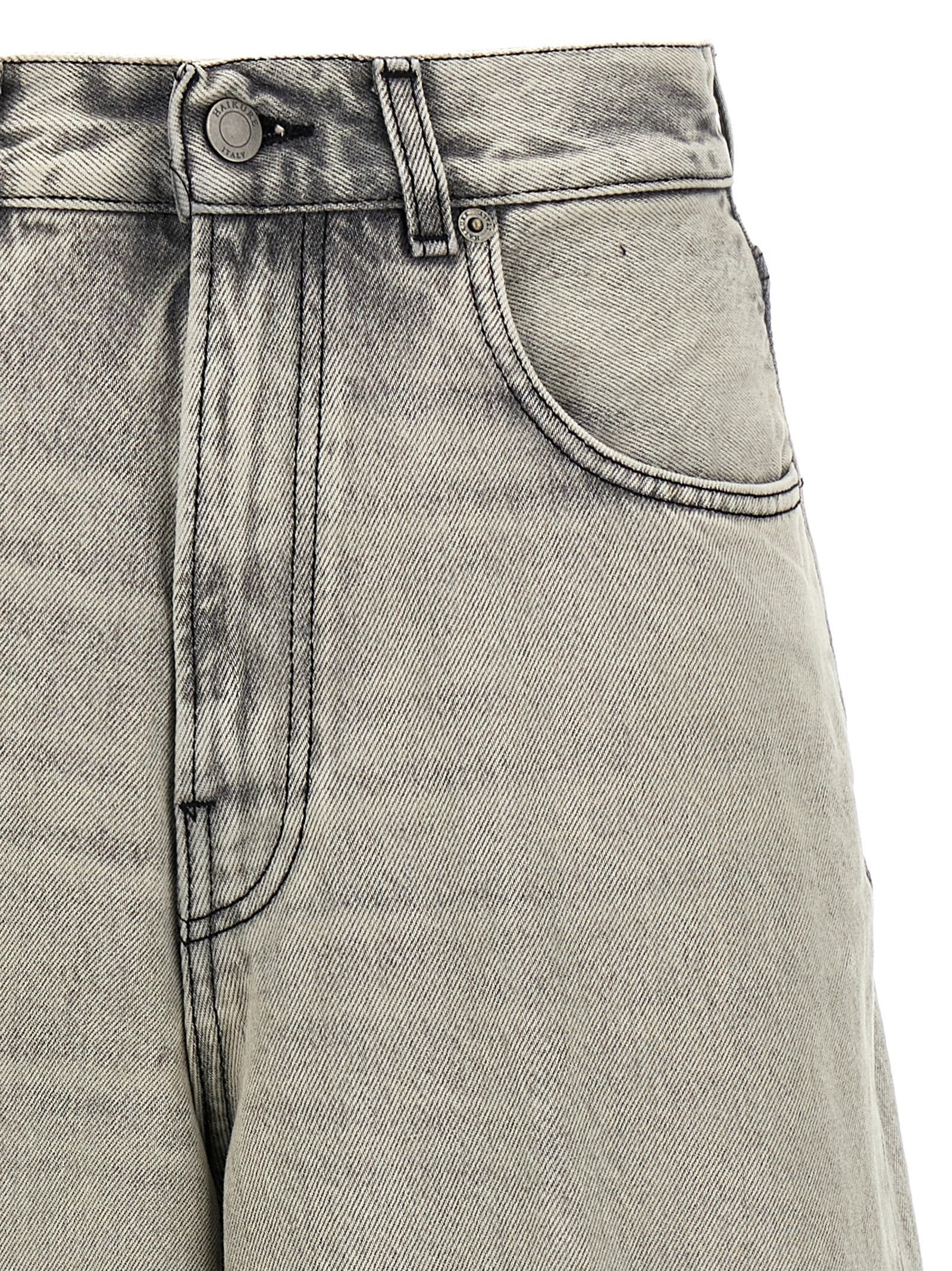 Haikure Belle Pearl Grey Bermuda Shorts White