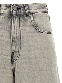 Haikure Belle Pearl Grey Bermuda Shorts White