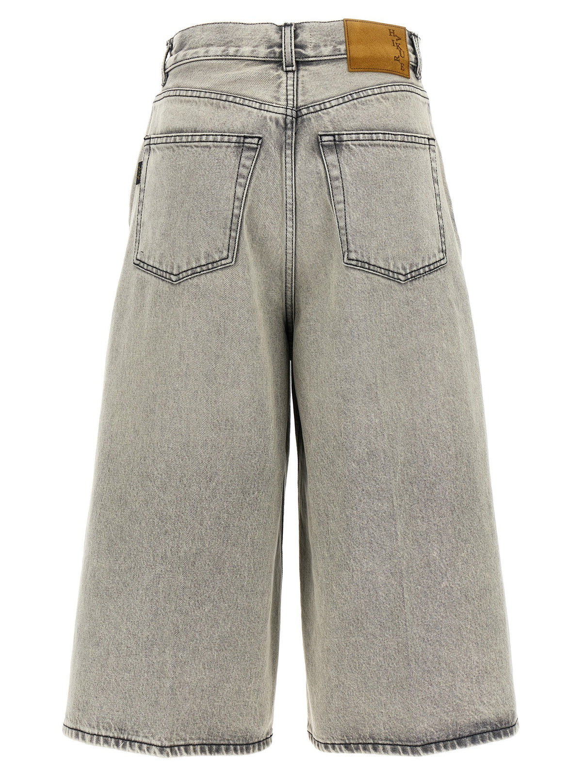 Haikure Belle Pearl Grey Bermuda Shorts White, view 2