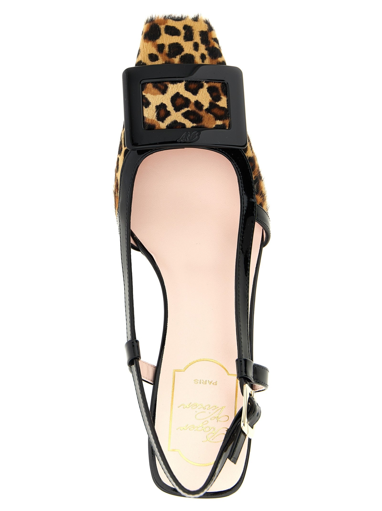 Roger Vivier Belle Viver Slingback Gold