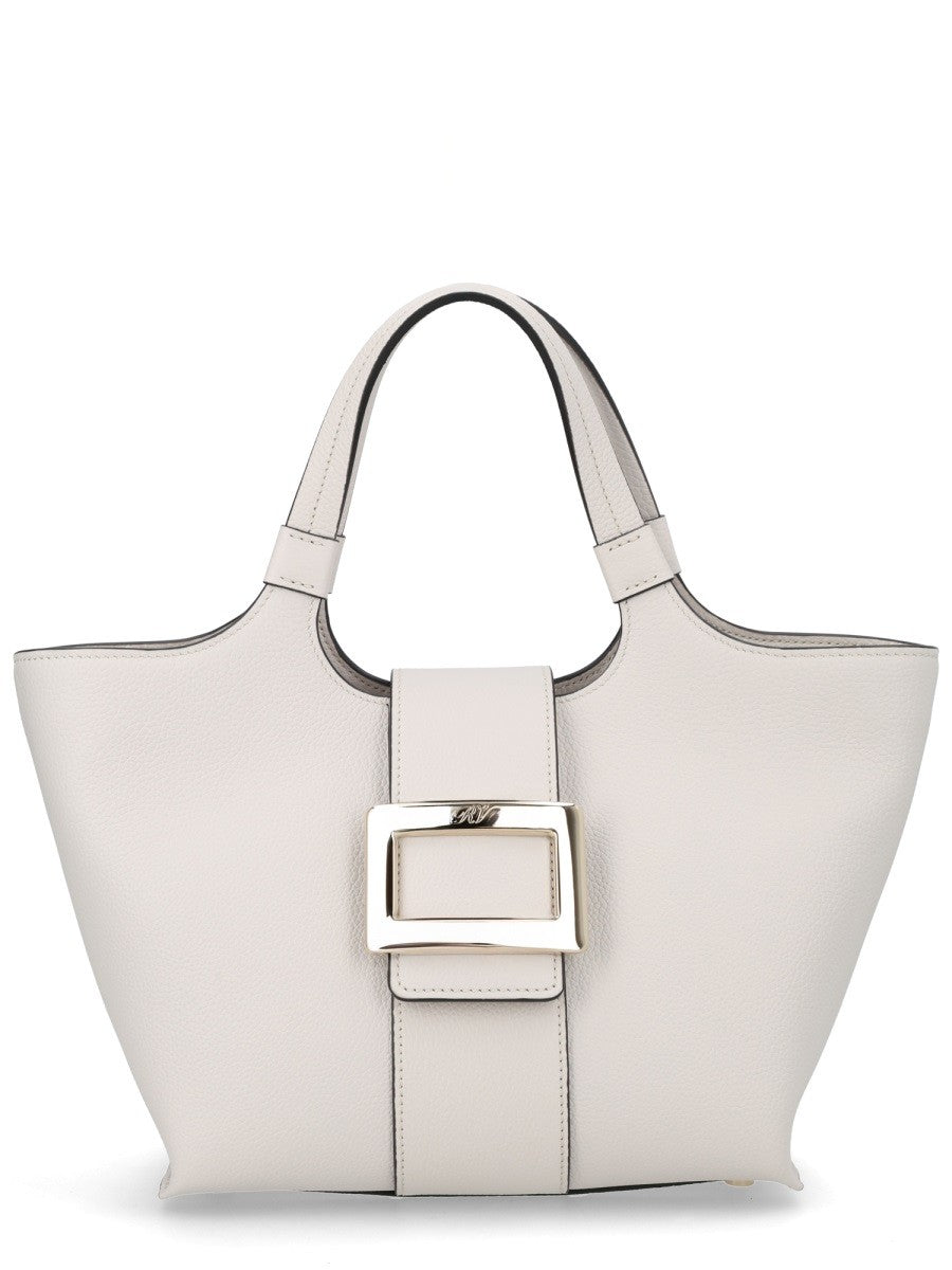 Roger Vivier Women's Belle Vivier Mini Bag White