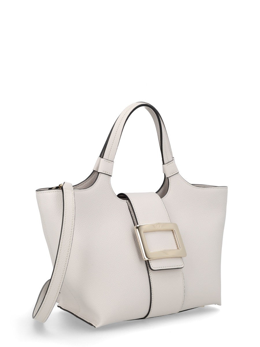 Roger Vivier Women's Belle Vivier Mini Bag White
