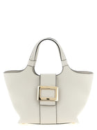 Roger Vivier Belle Vivier Mini Shopping Bag Grey