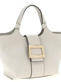 Roger Vivier Belle Vivier Mini Shopping Bag Grey