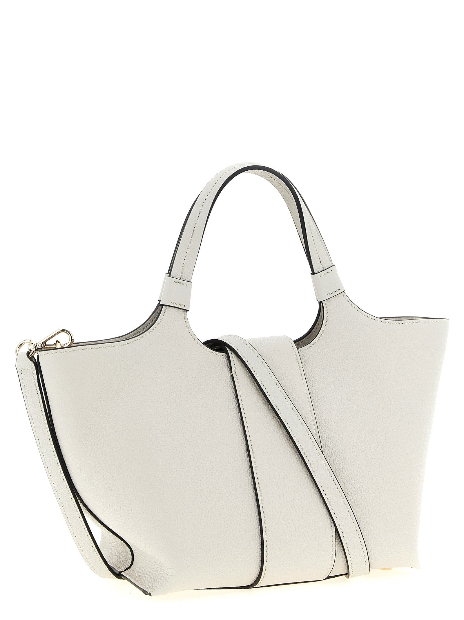 Roger Vivier Belle Vivier Mini Shopping Bag Grey