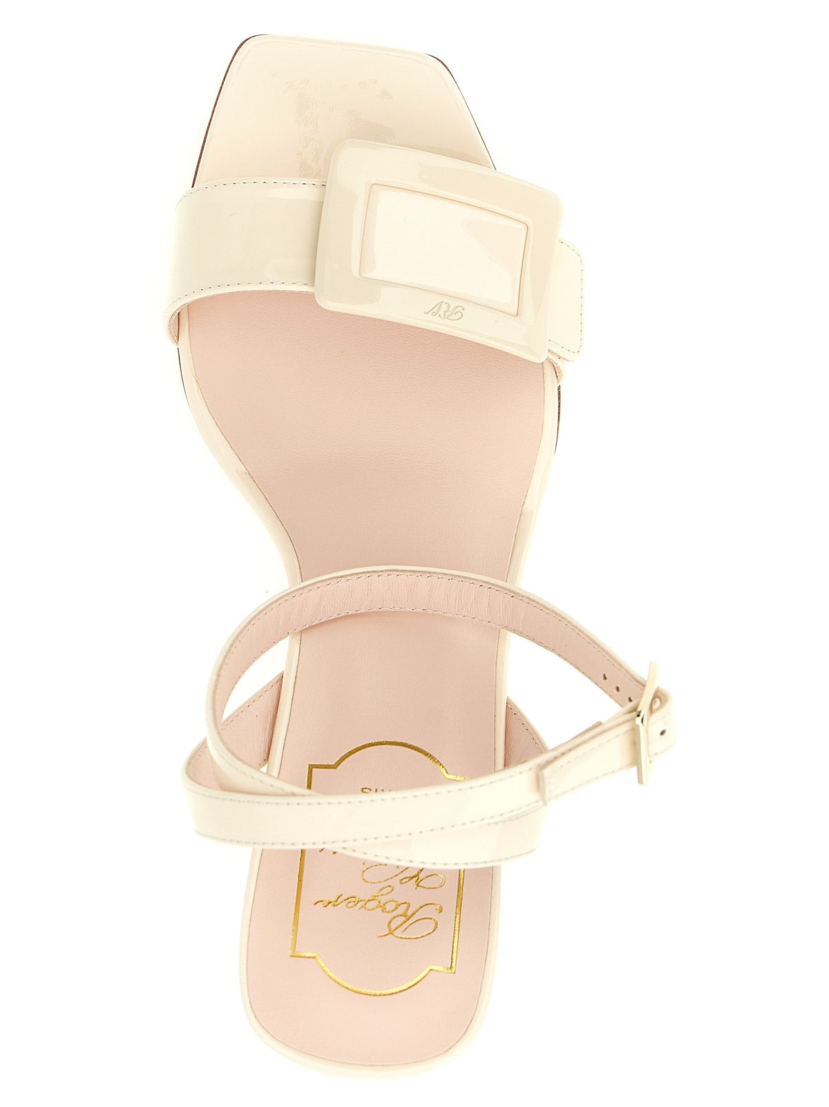Roger Vivier Belle Vivier Sandals White