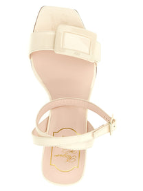 Roger Vivier Belle Vivier Sandals White