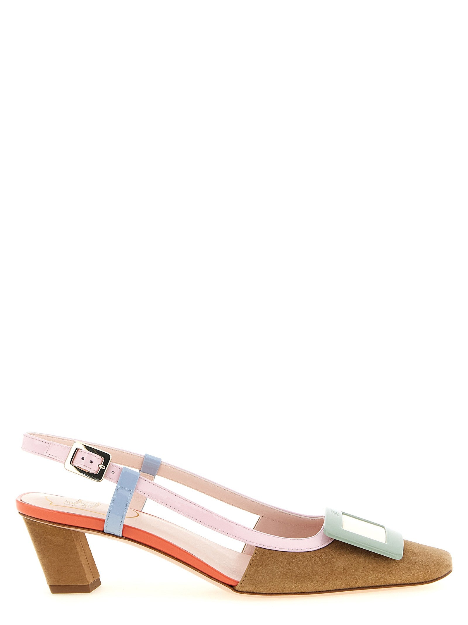 Roger Vivier Belle Vivier Slingback Gold