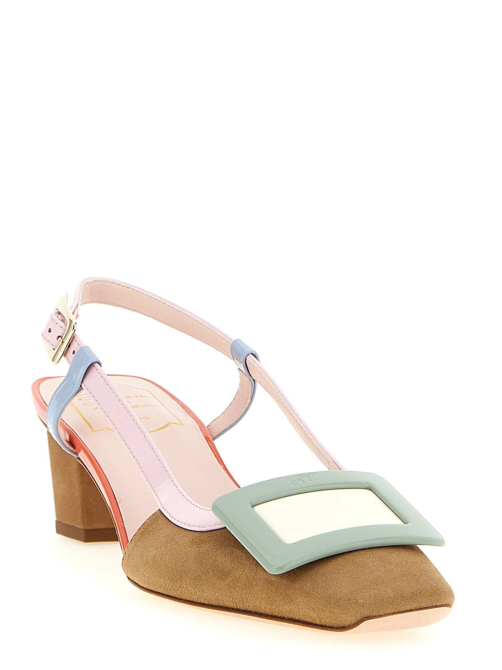 Roger Vivier Belle Vivier Slingback Gold
