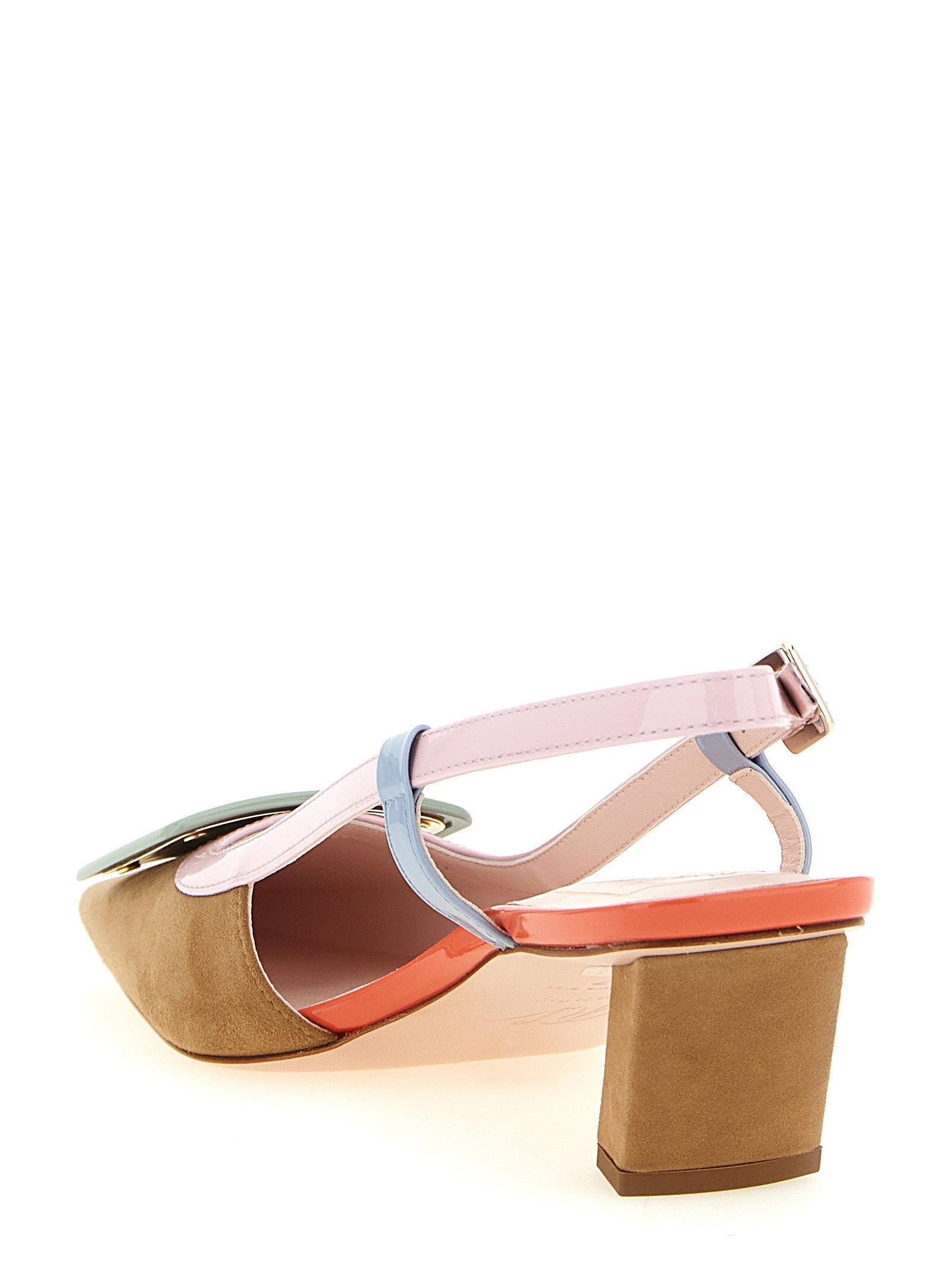 Roger Vivier Belle Vivier Slingback Gold