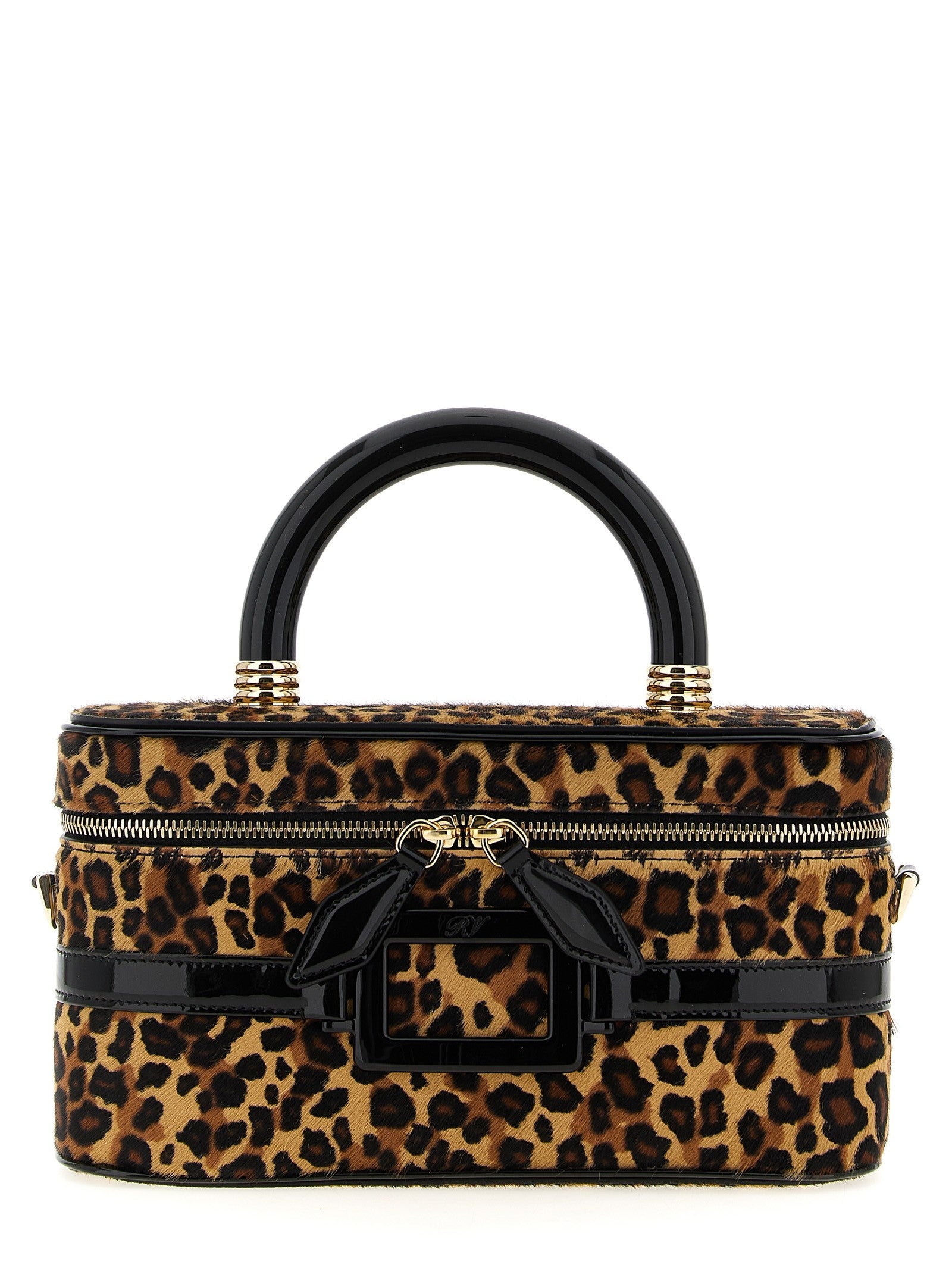 Roger Vivier Belle Vivier Vanity Mini Handbag Gold
