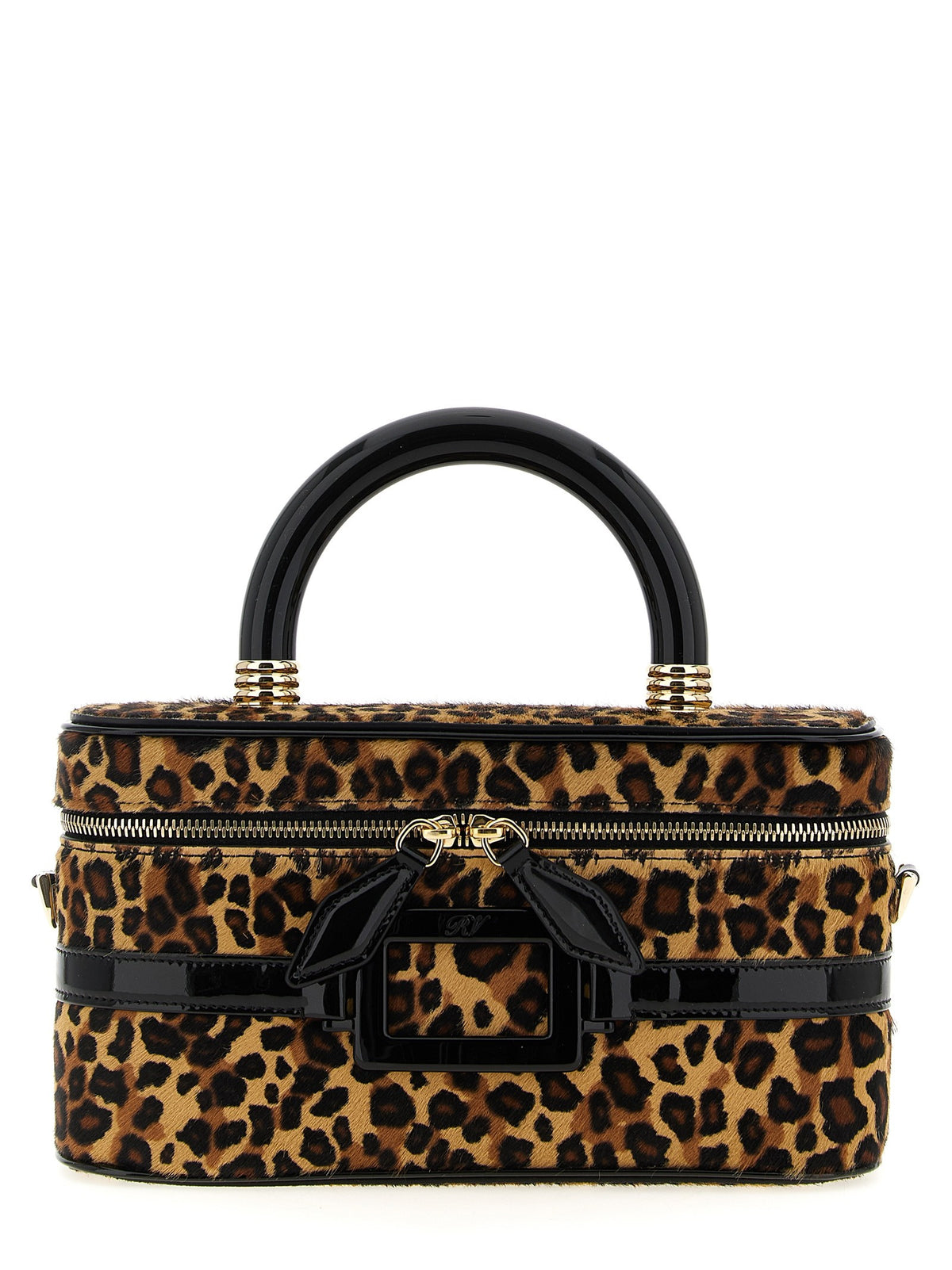 Roger Vivier Belle Vivier Vanity Mini Handbag Gold