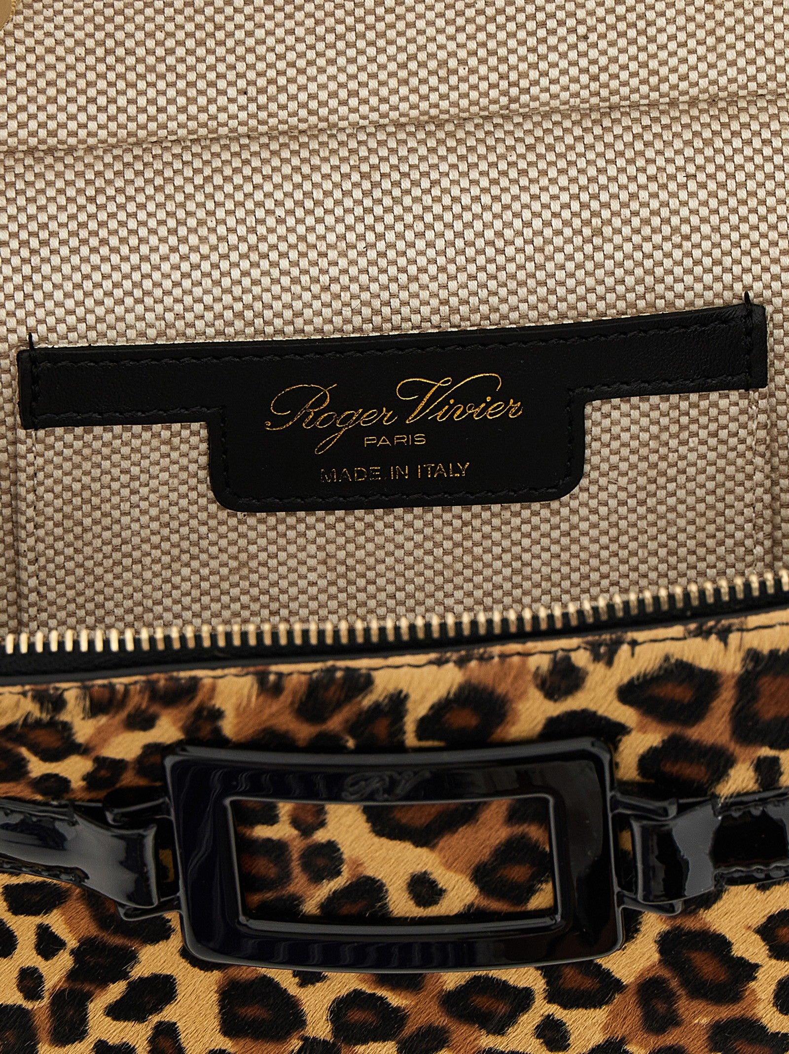 Roger Vivier Belle Vivier Vanity Mini Handbag Gold