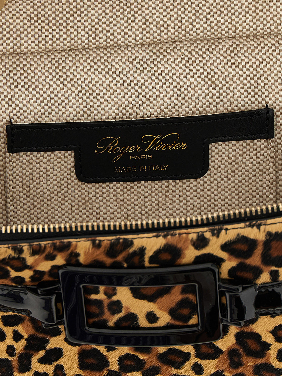 Roger Vivier Belle Vivier Vanity Mini Handbag Gold, view 4