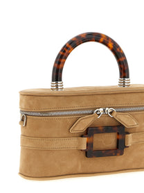 Roger Vivier Belle Vivier Vanity Mini Handbag Beige