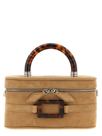 Roger Vivier Belle Vivier Vanity Mini Handbag Beige