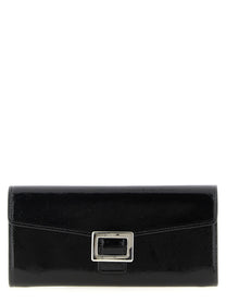 Roger Vivier Belle Vivier Wallet on Chain Black