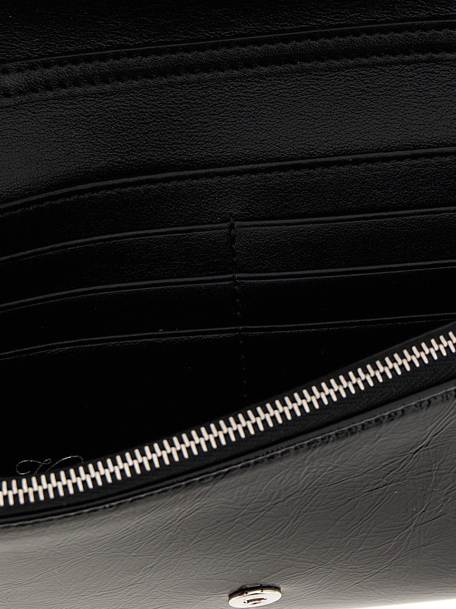 Roger Vivier Belle Vivier Wallet on Chain Black