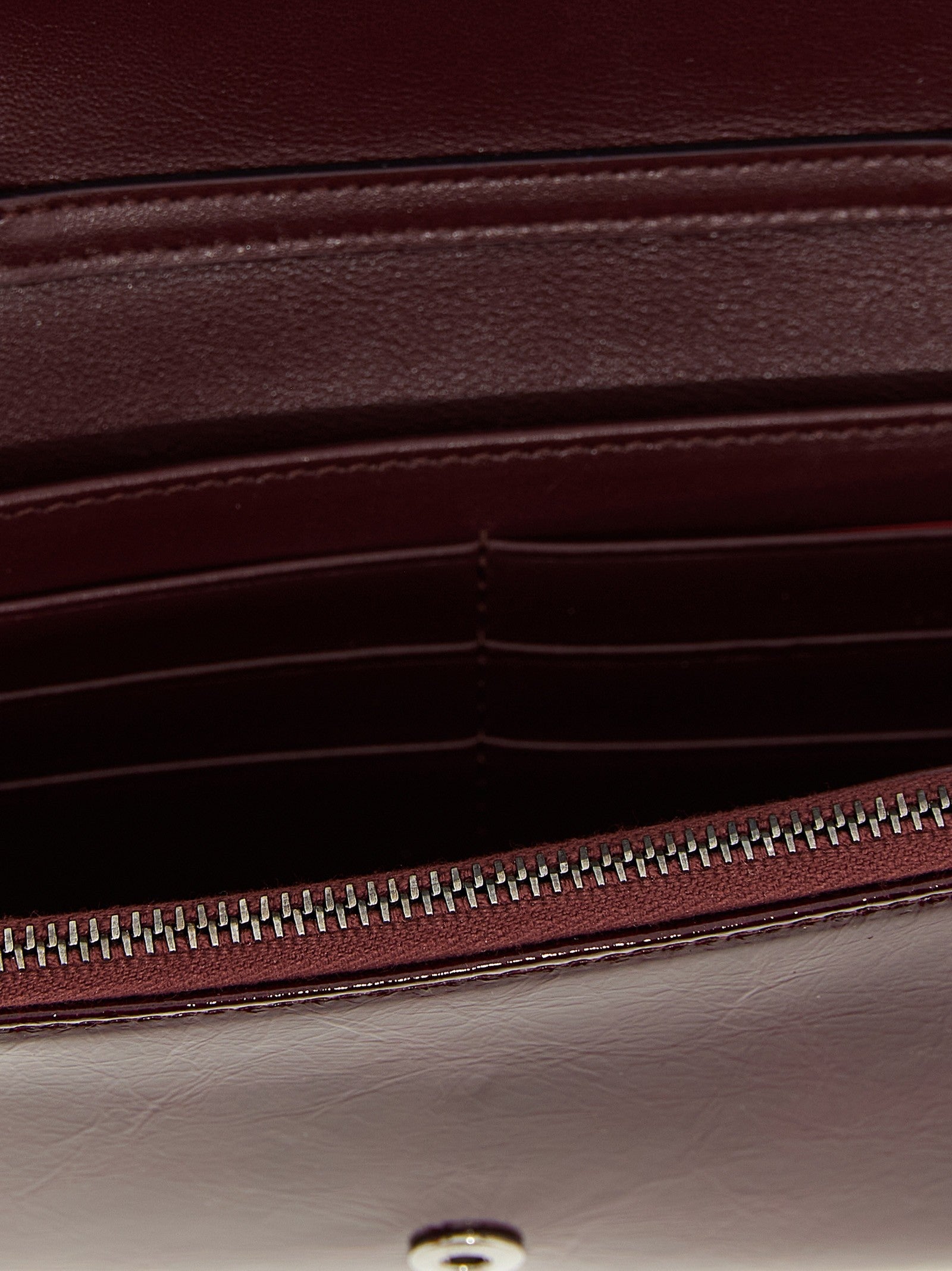 Roger Vivier Belle Vivier Wallet on Chain Red