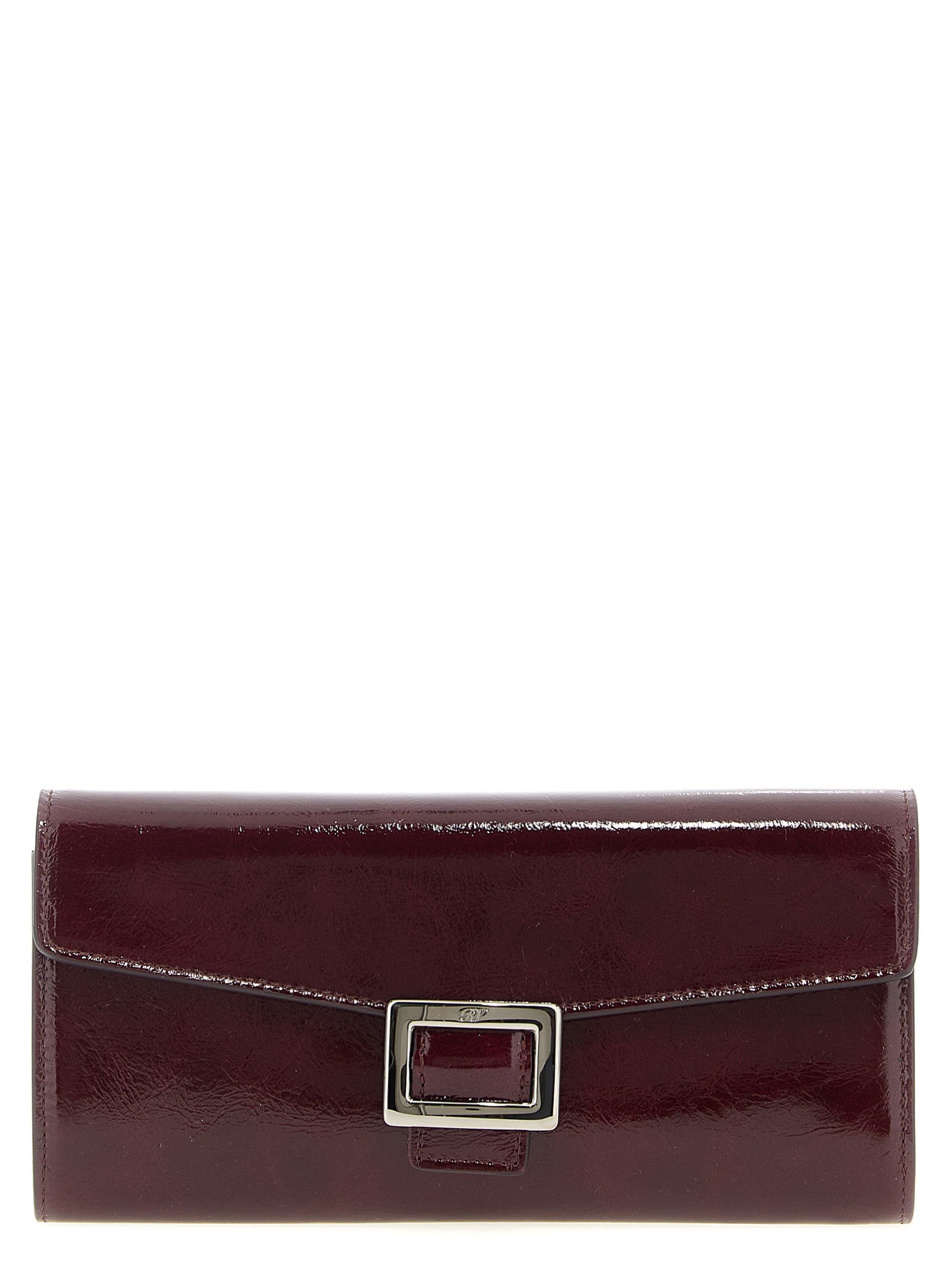 Roger Vivier Belle Vivier Wallet on Chain Red