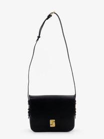 Soeur Women's Bellissima Maxi Leather Crossbody Bag Black
