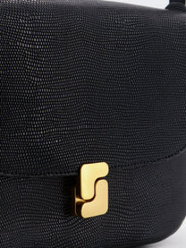 Soeur Women's Bellissima Maxi Leather Crossbody Bag Black
