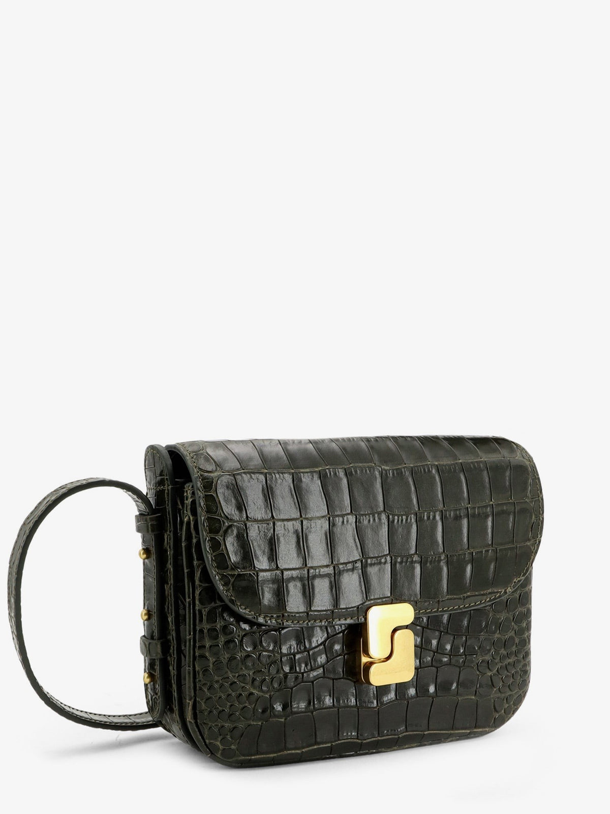 Soeur Women's Bellissima Mini Leather Crossbody Bag Green