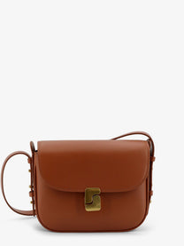 Soeur Women's Bellissima Mini Leather Crossbody Bag Blue