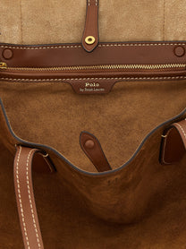 Polo Ralph Lauren Bellport Leather Bag Brown