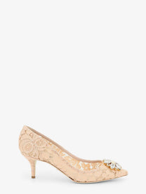 Dolce &amp; Gabbana Women's Bellucci Lace Écolleté Albicocca