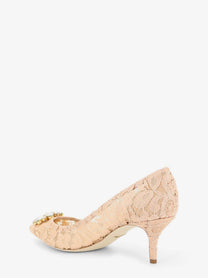 Dolce &amp; Gabbana Women's Bellucci Lace Écolleté Albicocca
