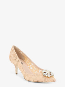 Dolce &amp; Gabbana Women's Bellucci Lace Écolleté Albicocca