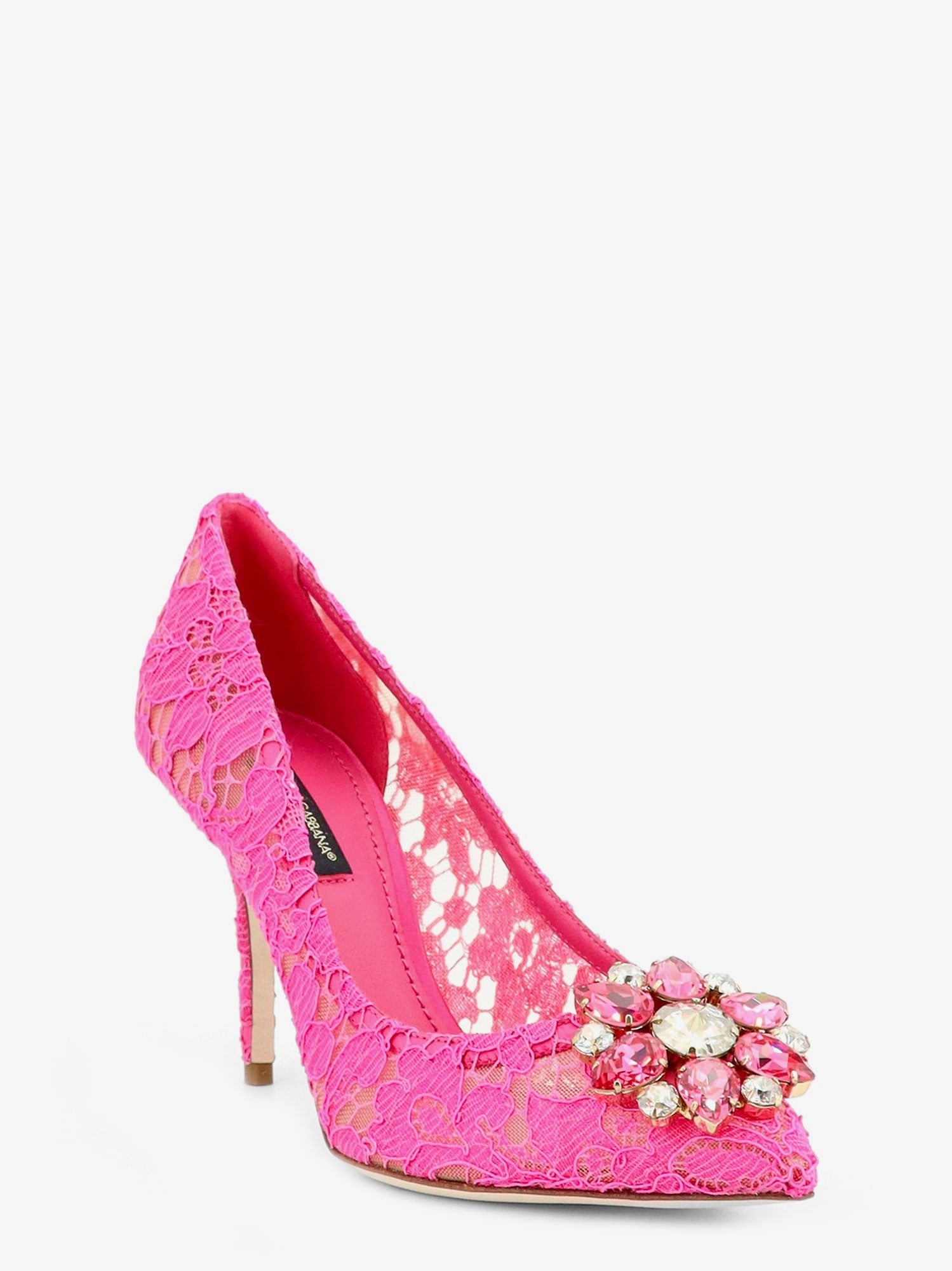 Dolce &amp; Gabbana Women's Bellucci Lace Pumps Pink