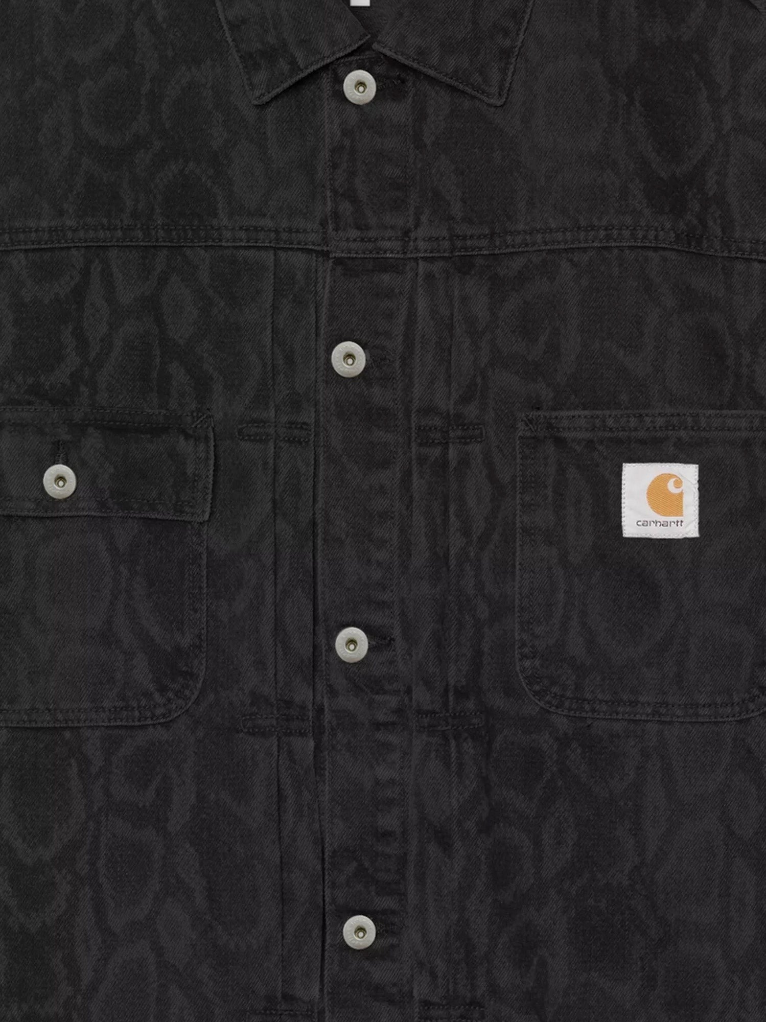 Carhartt Wip Men's Belmar Black Denim Jacket Green