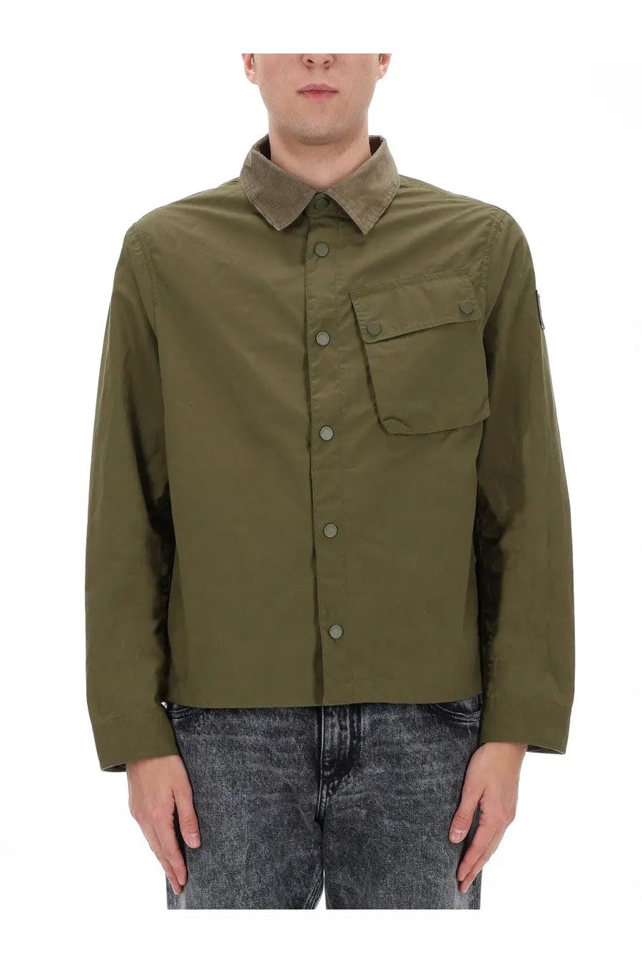 Belstaff Men's Ground Jacket Green, view 3