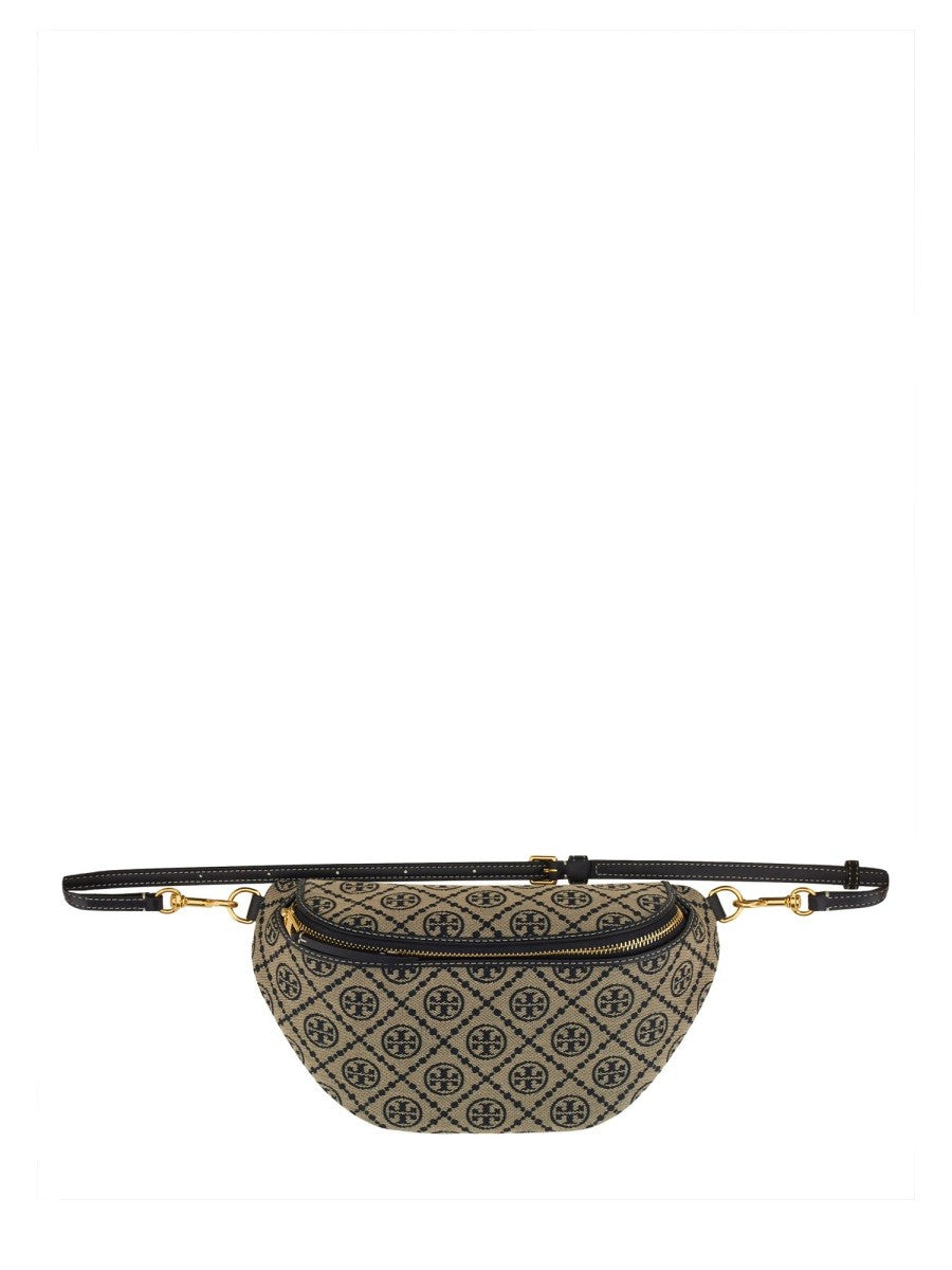 Tory Burch Women's Belt Bag Monogram Blue Tory Burch