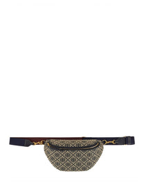 Tory Burch Women's Belt Bag Monogram Blue Tory Burch