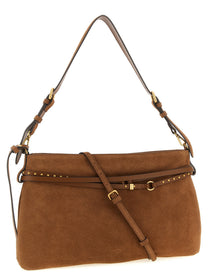 Pinko Belt Large Shoulder Bag Brown