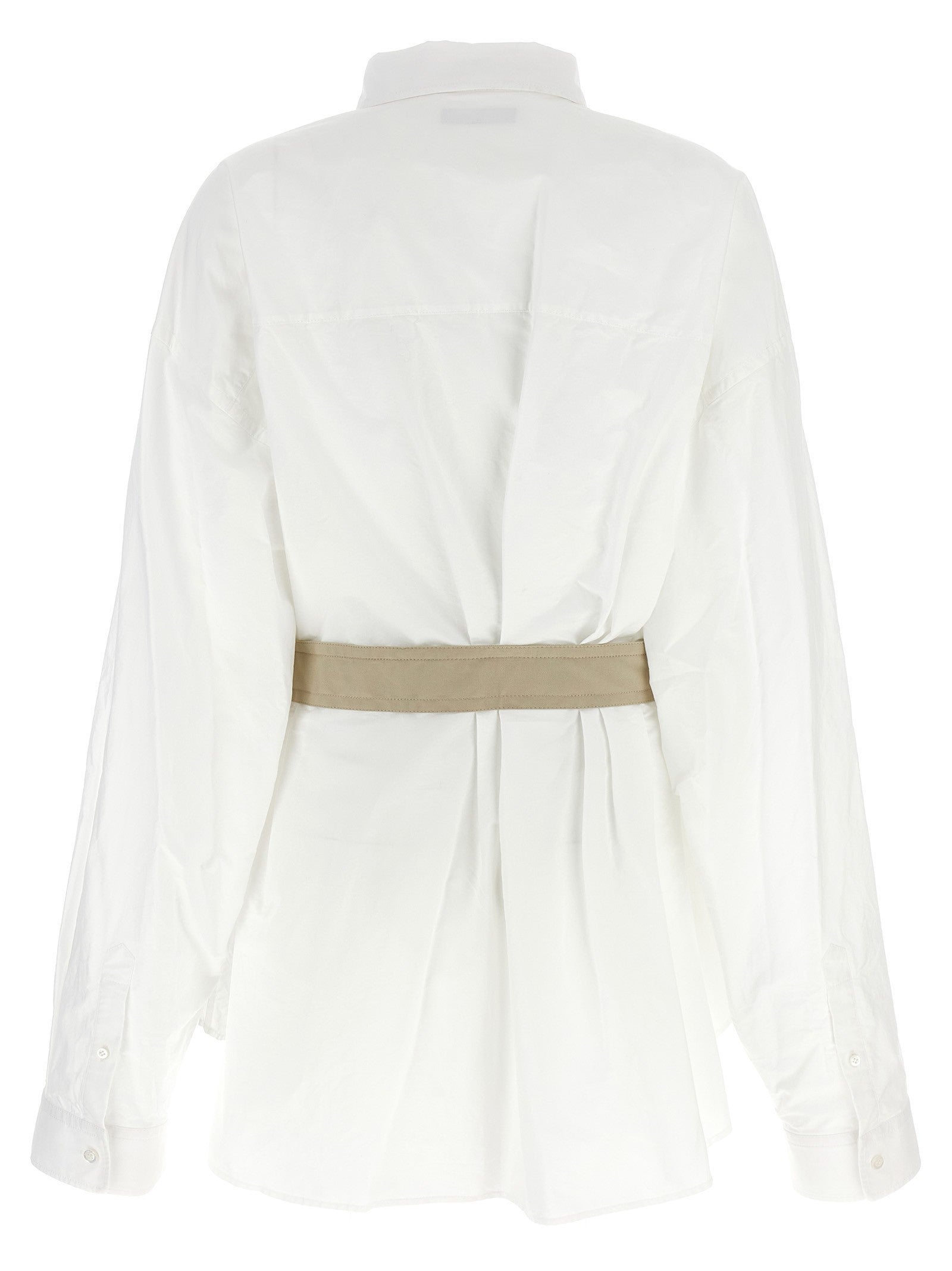 Balenciaga Belt Shirt White