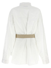 Balenciaga Belt Shirt White