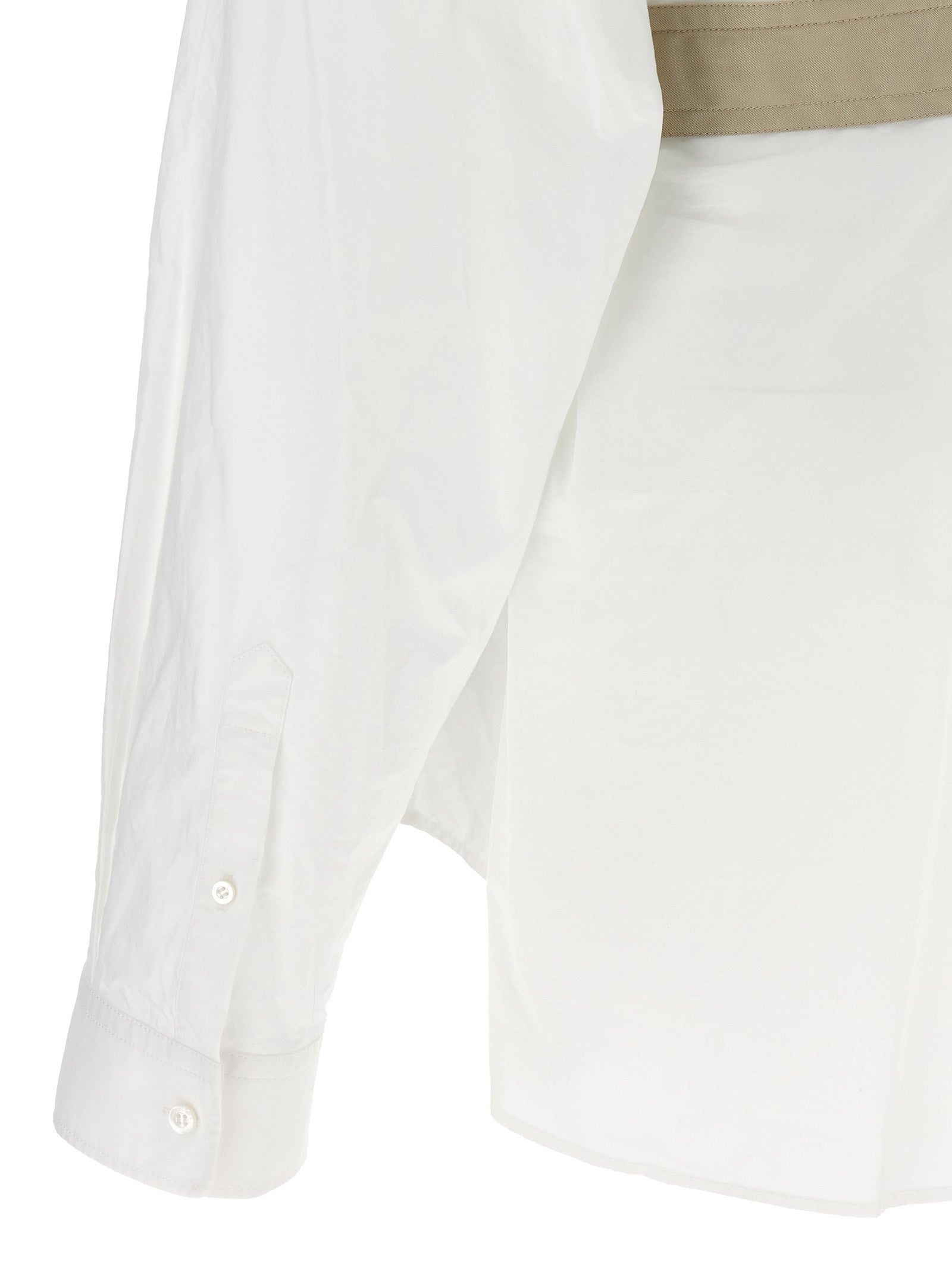 Balenciaga Belt Shirt White