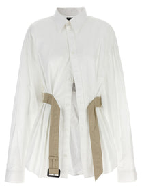 Balenciaga Belt Shirt White